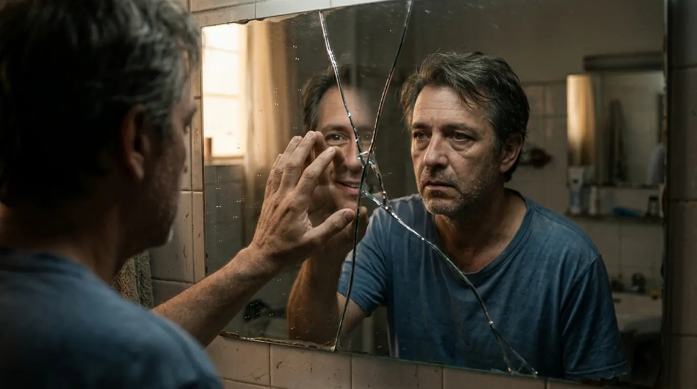 La Trampa del Espejo Roto — Crisis de Identidad y Autodescubrimiento · Fredy Serna Mejía · KENSHO®